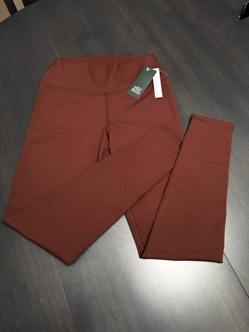 NWT Wild Fable Leggings High Waisted ButterBliss Rust Brown Large New